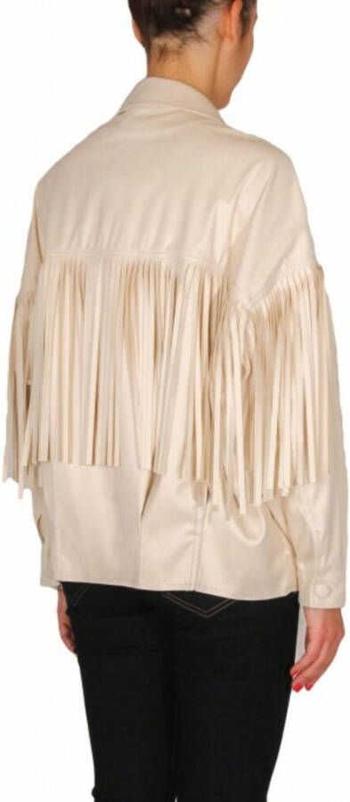 OOF Wear Leer en eco -lederen Beige Dames