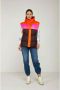 OOF Wear Kleur Blok Hooded Gilet van Nylon Multicolor Dames - Thumbnail 2