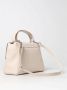 Orciani Middelgrote Sveva Soft Leren Schoudertas Beige Dames - Thumbnail 5