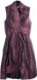 Oscar De La Renta Pre-owned Silk dresses Purple Dames - Thumbnail 2