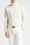 Oscar Jacobson Elegante wollen coltrui White Heren - Thumbnail 2