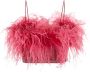 Oseree Donkerroze nylon blend top Stijlvol en comfortabel Roze Dames - Thumbnail 2