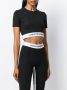Paco Rabanne Cropped top dames polyamide Viscose Elastane XL Zwart - Thumbnail 6