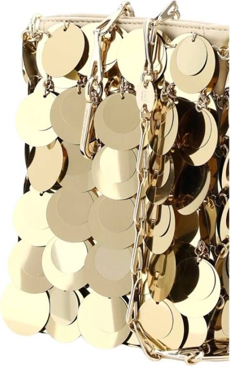 Rabanne Crossbodytas met ketting Goud - Foto 7