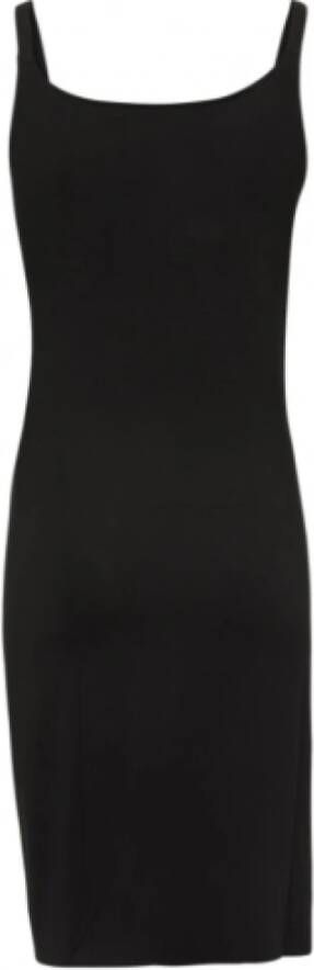 Paco Rabanne Chique Zwarte Mini Jurk Zwart Dames
