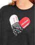 Paco Rabanne Korte Mouw T-Shirt met Logo Print Black Dames - Thumbnail 1