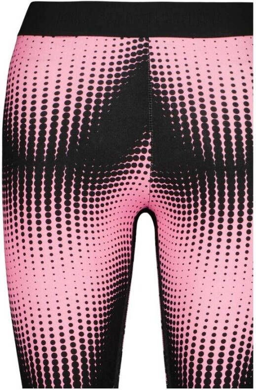 Paco Rabanne Uitgerekt bedrukte viscose bodyline leggings Roze Dames