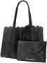 Paco Rabanne Pacoio Tote in Black Leather Zwart Dames - Thumbnail 9