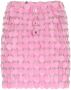 Paco Rabanne Maxi Sequins Mini Rok Roze Dames - Thumbnail 2