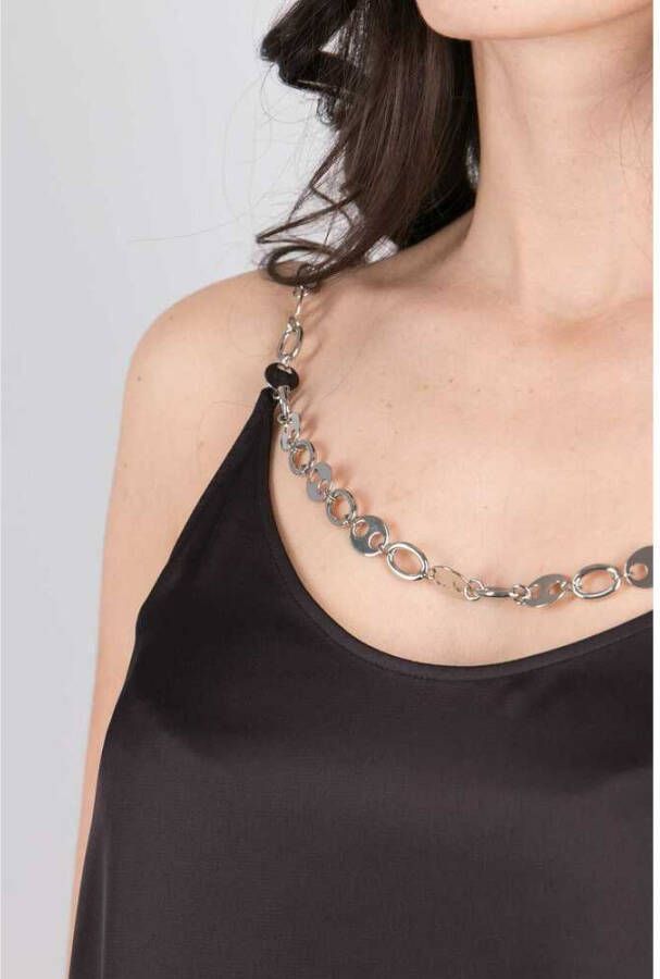 Paco Rabanne Tank schwarz 22Pct0401P00180 Zwart Dames
