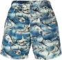 Palm Angels Haaien Zwemshorts Strandkleding voor Mannen Blauw Heren - Thumbnail 13