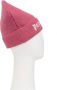 Palm Angels Kids Ribgebreide muts Roze - Thumbnail 4