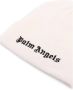 Palm Angels Contrasterende Logo Beanie Hoed Pink Dames - Thumbnail 4