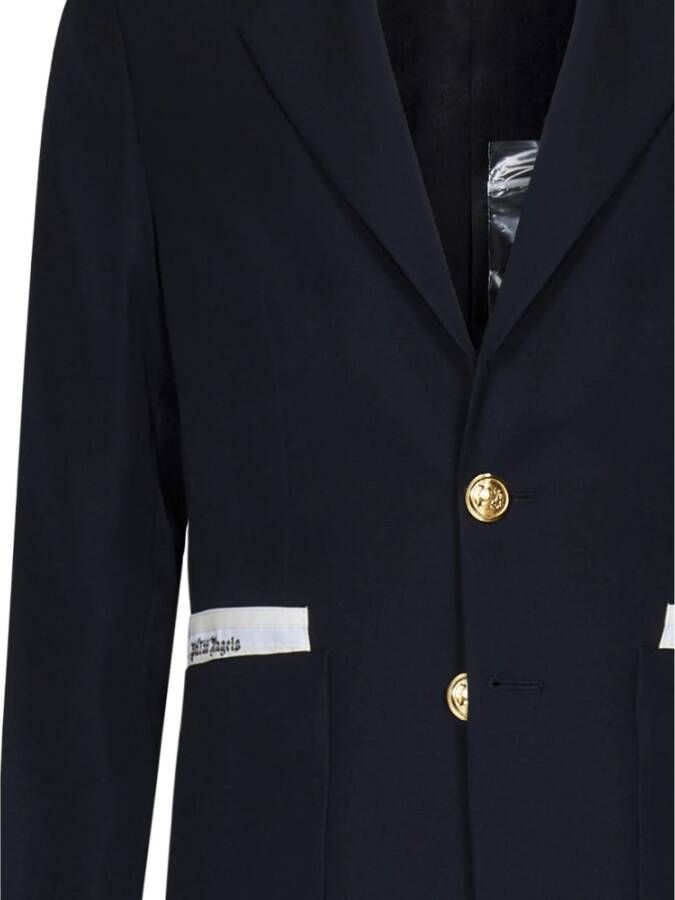 Palm Angels Button-up blazer Blauw - Foto 6