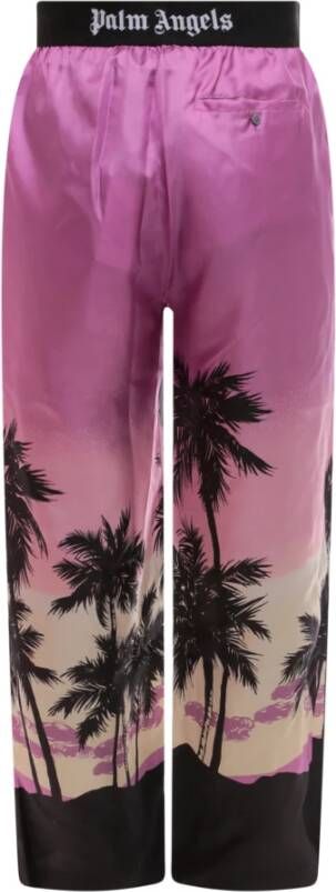 Palm Angels Rechte broek Paars Heren