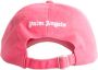 Palm Angels Roze Katoenen Baseballpet met Logo Borduursel Pink Heren - Thumbnail 5