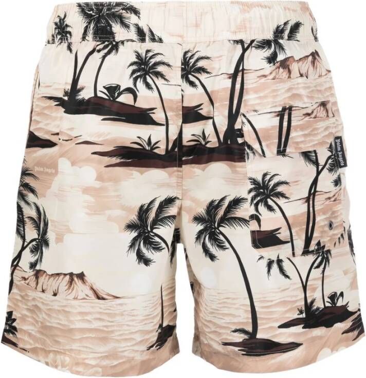 Palm Angels Casual Shorts Beige Heren