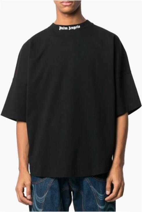 Palm Angels Classic Logo Over T-shirt Zwart Heren