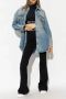 Palm Angels Denim overhemd met een vintage effect Blauw Dames - Thumbnail 6