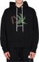 Palm Angels Hoodie met print Zwart - Thumbnail 2