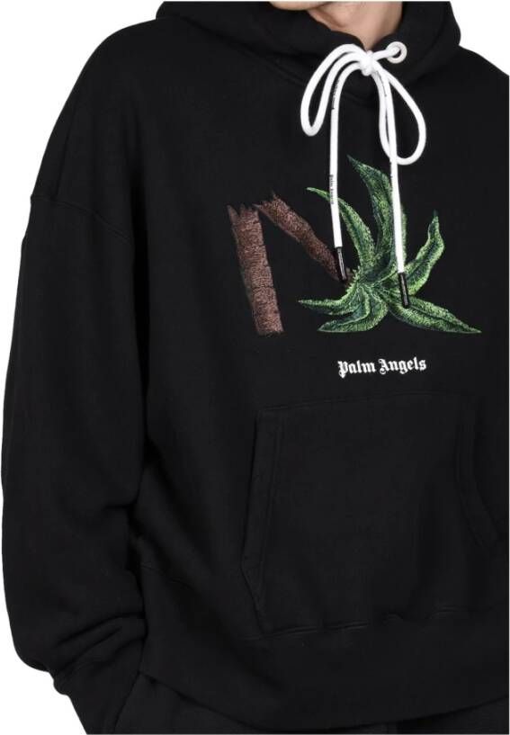 Palm Angels Hoodie met print Zwart - Foto 7