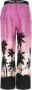Palm Angels Paarse Broek met Wijde Pijpen en Palmprint Purple - Thumbnail 12