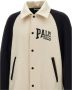 Palm Angels Bomberjack van scheerwol Beige - Thumbnail 7