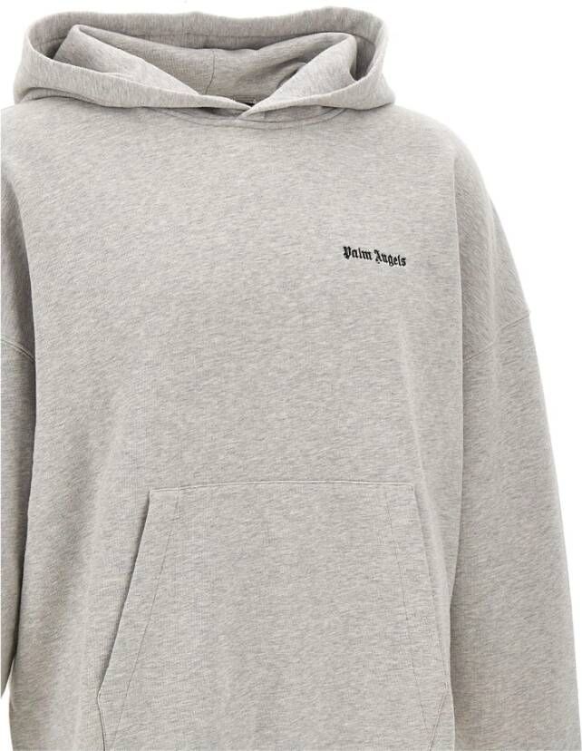 Palm Angels Hoodie met geborduurd logo Grijs - Foto 8