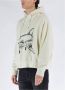 Palm Angels Crèmekleurige Katoenen Sweatshirt met Print en Capuchon Beige Heren - Thumbnail 6
