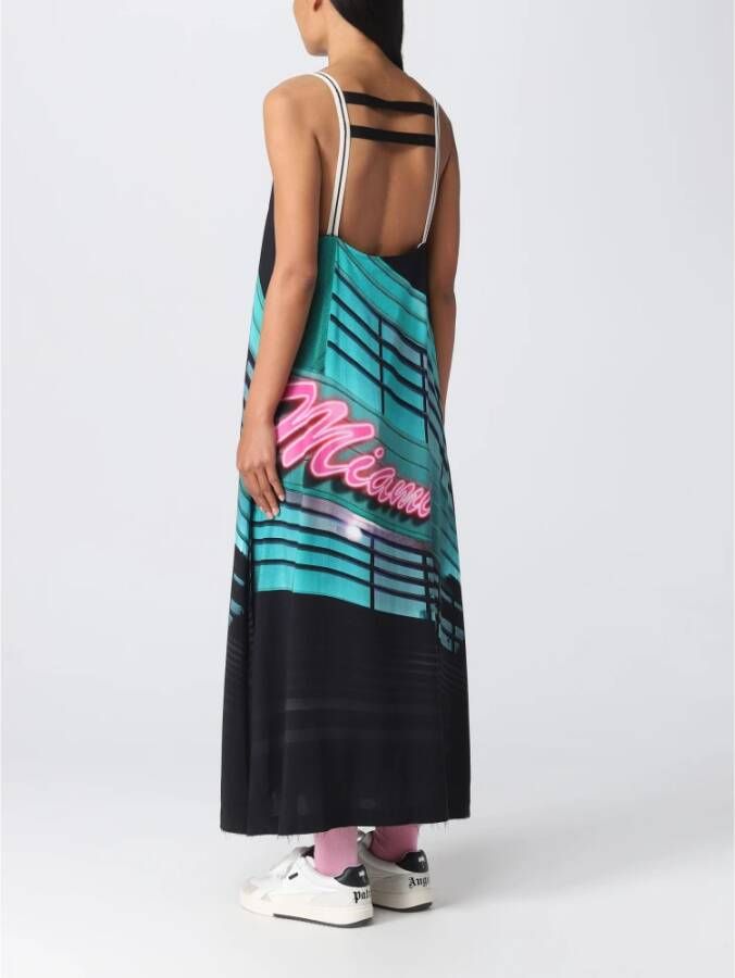 Palm Angels Midi-jurk met print Zwart - Foto 5