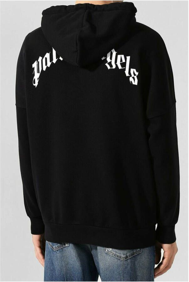 Palm Angels Logo Print Sweater Zwart Heren