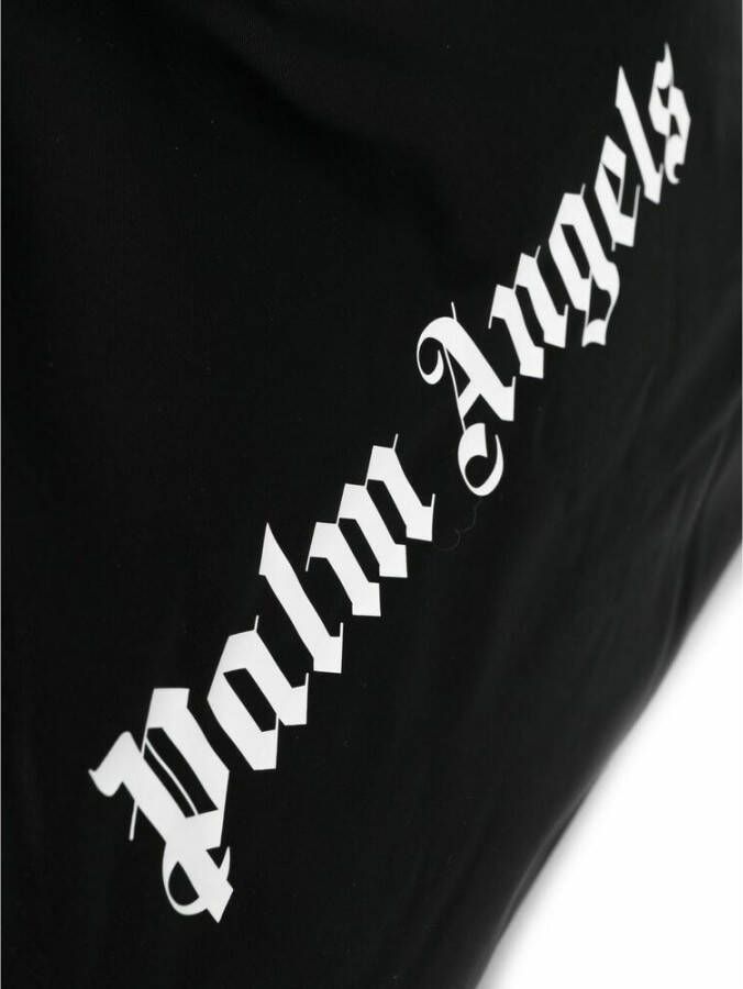 Palm Angels logo-print tas Zwart Heren