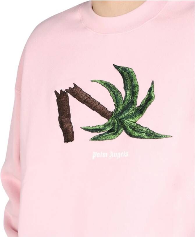 Palm Angels T-shirt met print Roze - Foto 10