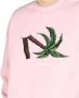 Palm Angels Roze Katoenen Sweatshirt met Logo Detail Pink Heren - Thumbnail 5