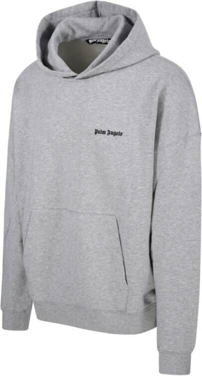 Palm Angels Hoodie met geborduurd logo Grijs - Foto 6
