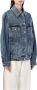 Palm Angels Denim jack Blauw - Thumbnail 6