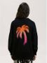 Palm Angels Gebreide Mohair Blend Sweatshirt voor Heren Zwart Heren - Thumbnail 6