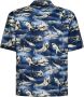 Palm Angels Blauw Overhemd Regular Fit Geschikt voor Warm Weer 100% Katoen Blue Heren - Thumbnail 5