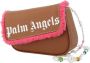 Palm Angels Bruine en witte Crash Bag PM Brown Dames - Thumbnail 2