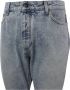 Palm Angels Curved Logo Back B 5 Zakken Loszittende Jeans Blauw Heren - Thumbnail 7