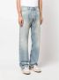 Palm Angels Lichtblauwe Distressed Straight-Leg Jeans Blue Heren - Thumbnail 9