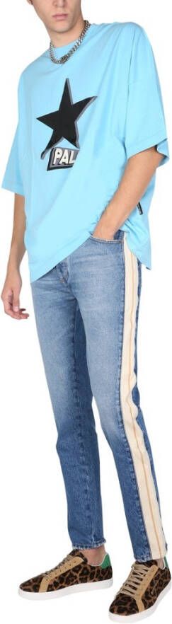 Palm Angels Straight jeans Blauw - Foto 6