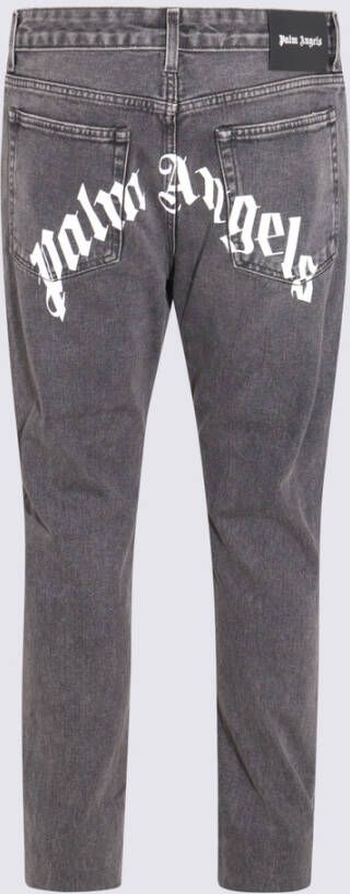 Palm Angels Rechte jeans Grijs Heren