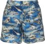 Palm Angels Haaien Zwemshorts Strandkleding voor Mannen Blauw Heren - Thumbnail 3