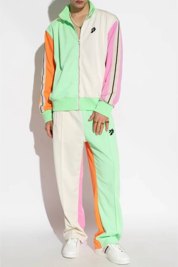 Palm Angels Trainingsjack met colourblocking Groen - Foto 7