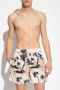 Palm Angels Beige Zwemkleding met Palmboomprint voor Heren Beige Heren - Thumbnail 4