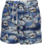 Palm Angels Haaien Zwemshorts Strandkleding voor Mannen Blauw Heren - Thumbnail 11