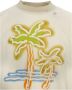 Palm Angels T-shirt met logoprint Beige - Thumbnail 9