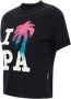 Palm Angels MultiColour Katoenen T-shirt met Logo Print Multicolor Dames - Thumbnail 5