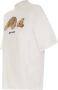 Palm Angels Bear Loose Tee Wit T-shirt White Dames - Thumbnail 2